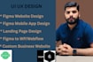 do figma design website, website design figma, website ui ux, website mockup