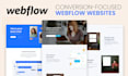 design and build a custom webflow website,webflow website webflow webflow