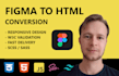 convert figma design to responsive html website