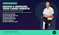 design or redesign a responsive carrd website with payment integration