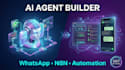 build ai agent, chatbot, whatsapp automation with n8n