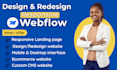 design redesign modern responsive webflow website