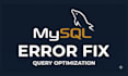 fix database errors or optimize mysql queries
