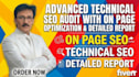 do advanced technical SEO audit with on page optimization and detailed report