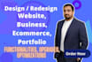 do website development, design, redesign, or copy clone your wordpress website