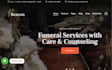 design squarespace funeral home website casket website memorial website