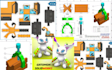 design custom printable 3d cad model papercraft template PDF affirmation cards
