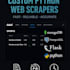 create a custom python web scraper to extract data efficiently