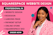 squarespace website design squarespace website redesign squarespace website