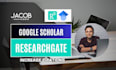 increase google scholar citation, journals, using researchgate
