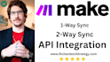 setup API software integration using make