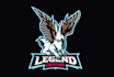 make an modern custom rabbit logo