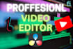 do professional video editing for yt and tiktok