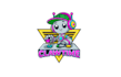 design arcade mascot fun lively claw machine logo