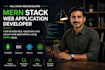 develop mern stack web app as a mern stack developer full stack web developer