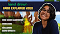 do custom hand drawn explainer video in paint style