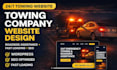 design towing website and road side assistance business