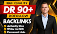 manually build dr 90 guest post backlinks for google ranking