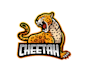 do modern high quality cheetah logo