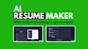 ai resume builder custom downloadable resume in 1 click