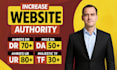 increase website moz da trust flow ahrefs dr url rating for google ranking