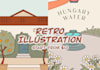 create retro cartoon illustration