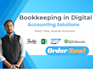 do bookkeeping in odoo, zoho and excel entry