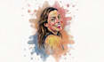 illustrate anything in watercolor style