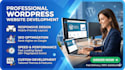 custom wordpress website development design setup customization