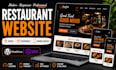 design a modern wordpress website for your restaurant