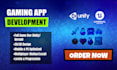 develop mobile games in unity and unreal engine for android and ios platforms