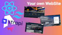 create your own website with astro, react and strapi
