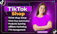 set up tiktok shop, manage tiktok shop
