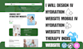 design iv hydration website mobile iv hydration website iv therapy indis website