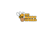 design whimsical bee cookie company logo