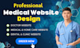 design a medical landing page for appointments and bookings