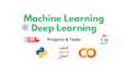 do machine learning, deep learning, computer vision, ai projects and task
