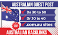 do australian guest post with dofollow au backlinks