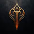 make a medieval fantasy game, rpg, mmo game logo