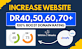 increase ahref domain rating dr70 using high da guest post SEO backlink