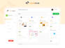 design dashboard, web app, CRM, and admin panel UI in figma
