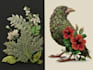 draw an animal and botanical illustration