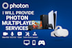 create unity multiplayer games using photon fusion, voice, chat, and quantum