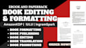 book format edit proofread your book journal design workbook cookbook fillable