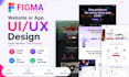 design saas dashboard and web app UI UX in figma