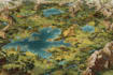 create a beautiful fantasy map in 4k for you