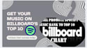 make your spotify music be on top 10 billboard chart