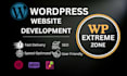 build wordpress website development, business website or wordpress blog website