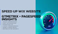 speed up your wix website using gtmetrix and pagespeed insights