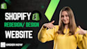 build shopify website,shopify design,redsign shopify store